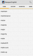 Basque<>English Dictionary screenshot 0
