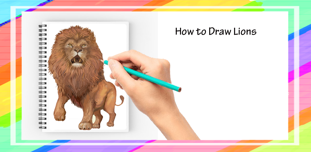 How to Draw a Realistic Lion like an Artist - Studio Wildlife