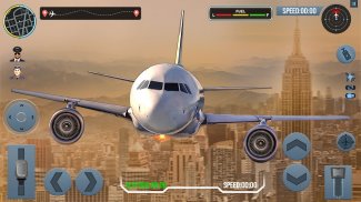 Máy bay Thực Chuyến bay Giả lập 2017 screenshot 3