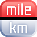 Km to Mile: Unit Converter and Calculator Icon