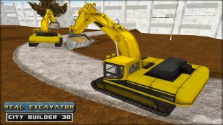 3D Real Excavator Thành phố Bu screenshot 14