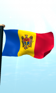 Moldova Flag 3D Free Wallpaper screenshot 4