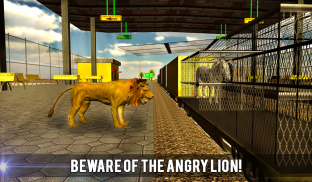 Wild Animal Transport Train 3D screenshot 12