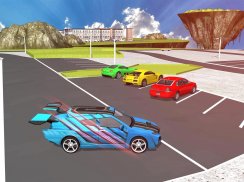 Flying Car Parking 3d games. screenshot 5