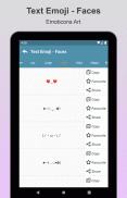 Text Face Emoticons - Symbol - Ascii Art Generator screenshot 0