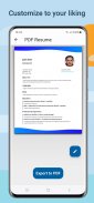 Resume Builder - CV Maker PDF screenshot 10