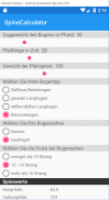 Archery Spine Calculator screenshot 2