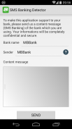 SMS Banking Detector screenshot 1