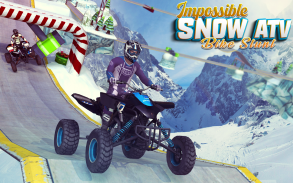 Impossible Snow ATV Bike Stunt screenshot 10