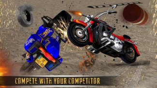 Demolition Derby Bike Racing & Crash Stunts War screenshot 2