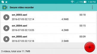 Secure Video Recorder screenshot 0
