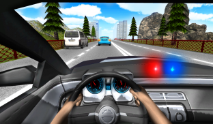 Police Driving In Car screenshot 1