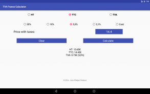 TVA France Calculator screenshot 6