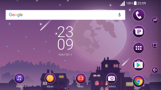 Night Live Wallpaper | Free Xperia™ Theme screenshot 0