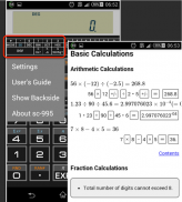 Calculatrice Scientifique 995 screenshot 5