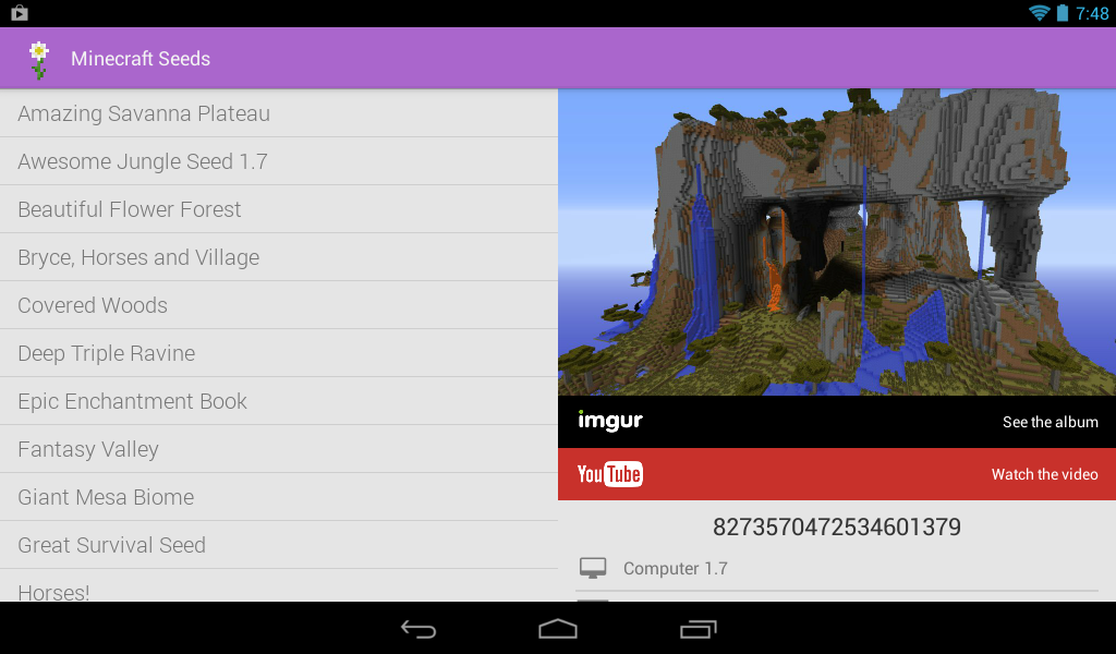 Seeds for Minecraft  Download APK for Android - Aptoide