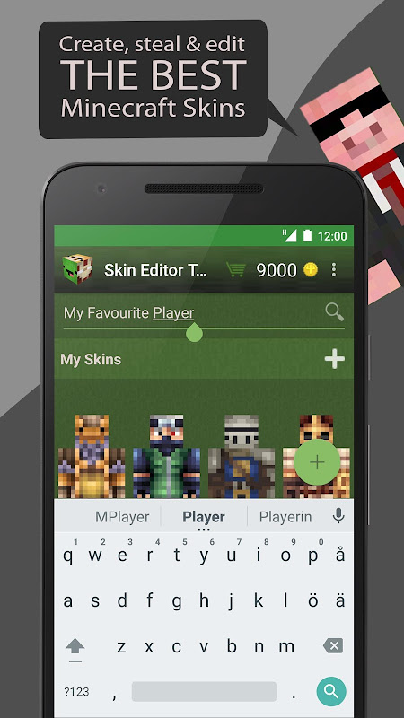 skin editor app  Minecraft Skins