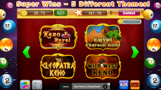 Lucky Keno Numbers Bonus Casino Games Free screenshot 2