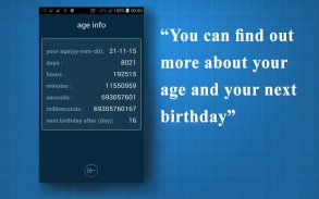 Calculate your age in the other planets screenshot 1