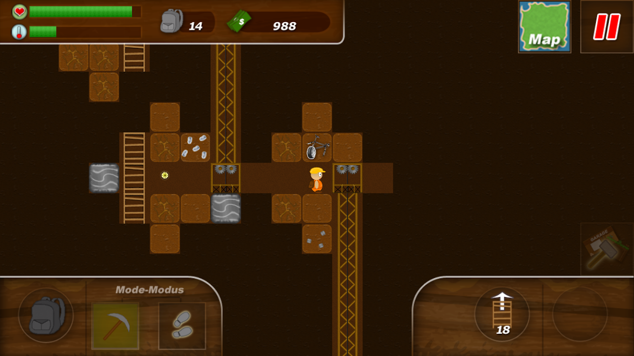 Treasure Miner - A mining game - Best iPhone / iPad and Android App June  July 2016 