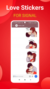 Love Stickers For Signal, WhatsApp & Telegram screenshot 0