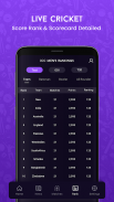 Cricket Score - Cricket Live Score & Scoreboard screenshot 1