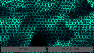 Neon Cells Particles 3D Live Wallpaper screenshot 18