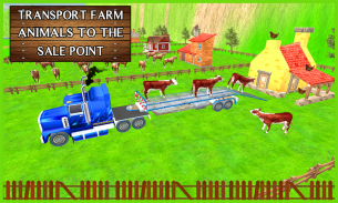 Farm Animal Transport Truck 3D screenshot 2