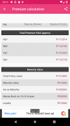 LIC Policy Calculators Mini screenshot 6