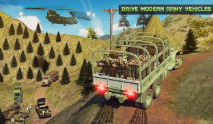 Offroad Army Transporter Truck Driver: Army Games screenshot 13