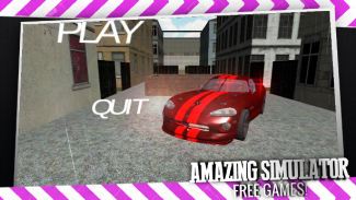 Sukan Kereta Simulator 3D screenshot 0