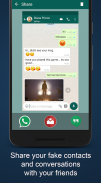 Pembuat Obrolan Palsu - WhatsMock Prank chat screenshot 6