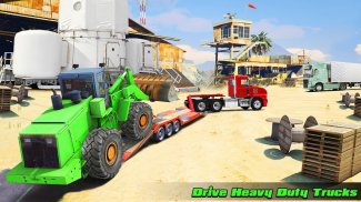 City Heavy Cargo Truck Jobs: Driving & Simulation screenshot 2