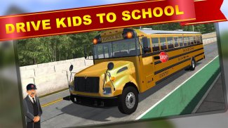 City School Bus Simulator Coach bus 3d 2017 screenshot 3