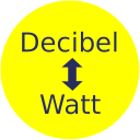 Decibel to Watt Icon