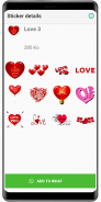 WASticker - Love Stickers screenshot 3