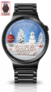 Christmas Snow HD Watch Face screenshot 5