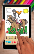 الحصان لعبة التلوين screenshot 16