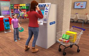 Super Pasar ATM Mesin Simulator: Perbelanjaan Mall screenshot 14