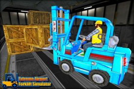 Ekstrim Bandara Forklift Sim screenshot 3