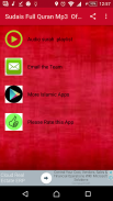 Sudais Full Quran Mp3 Offline screenshot 0