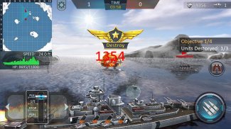 Ataque de Navio de Guerra 3D screenshot 3