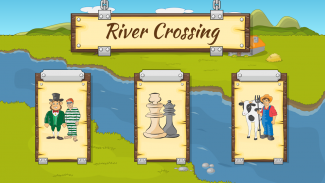 River Crossing IQ लॉजिक पज़ल्स अंड फन ब्रेन गेम्स screenshot 0