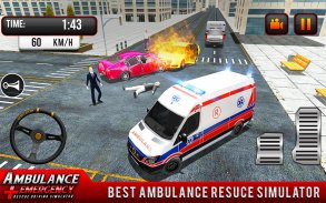 911 Ambulance City Rescue: Game Mengemudi Darurat screenshot 4