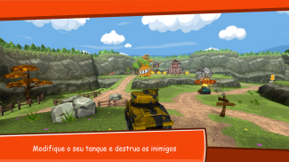 Toon Wars: Jogos de Tanques Multiplayer Grátis screenshot 0