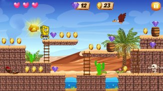 Sponge Adventure Dash Jungle screenshot 3