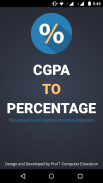 CGPA To Percentage (MU) screenshot 0