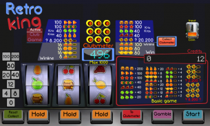 Retro King pub fruit machine screenshot 1