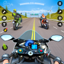 jogo de moto de corrida 3d Icon