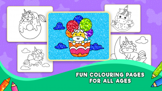 Unicorn Coloring para crianças screenshot 1